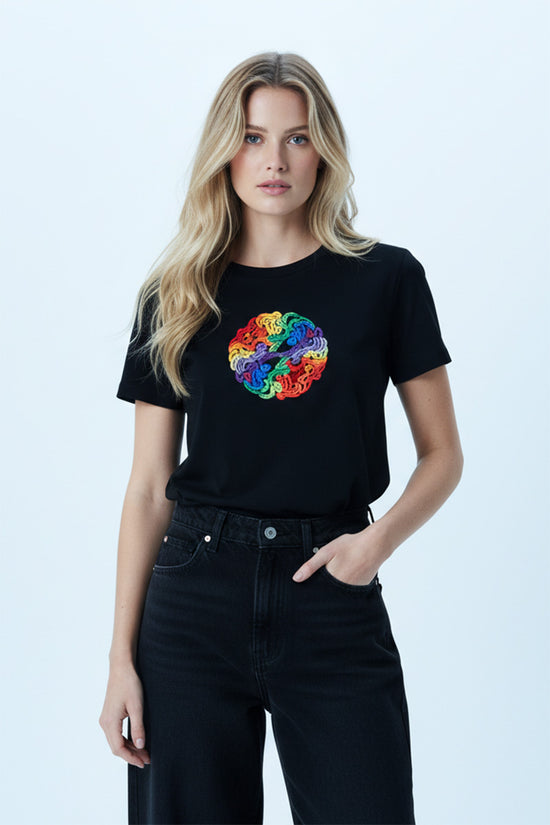 Color Swirl Art T-Shirt