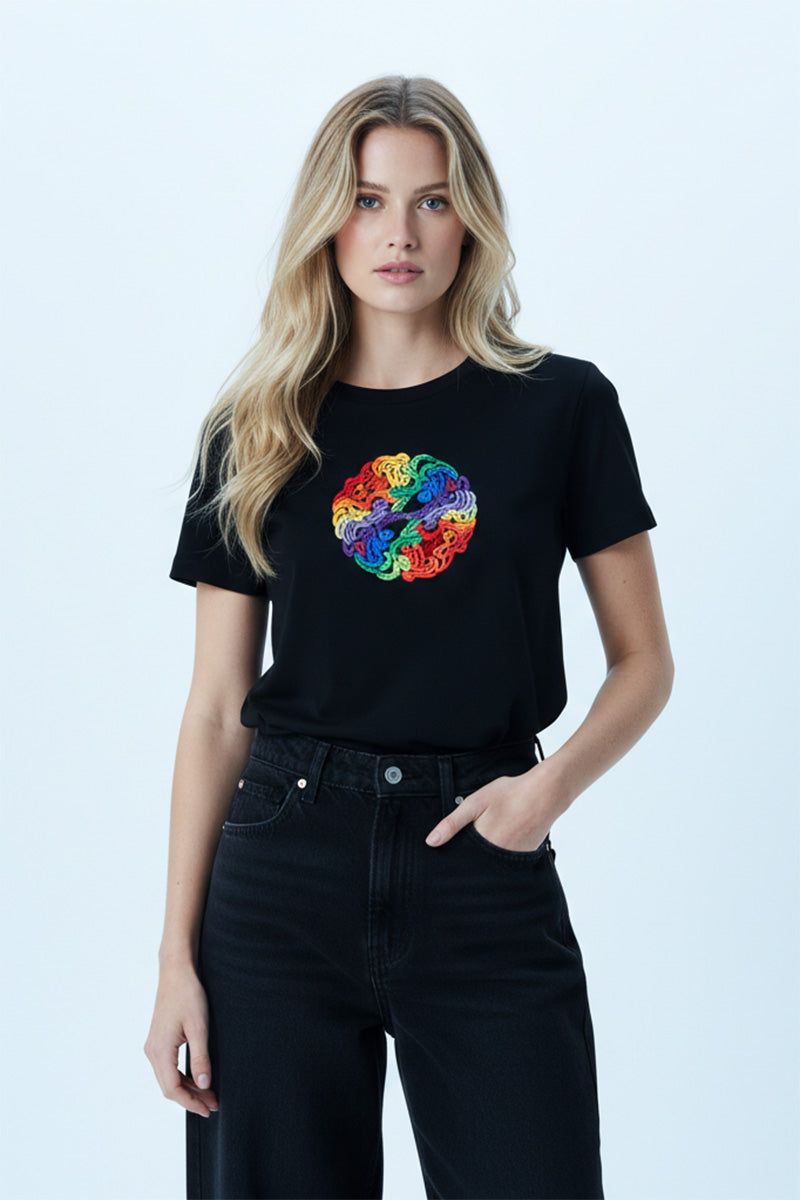 Color Swirl Art T-Shirt