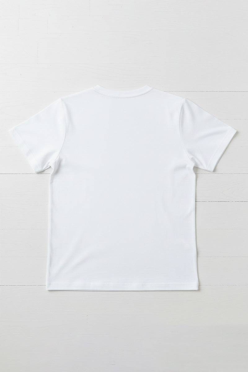 Golden Seashell Embroidered T-Shirt