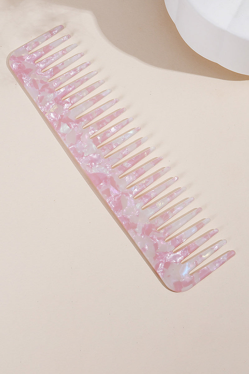 Chic Hair Comb with Iridescent Details