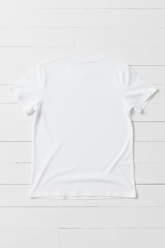 Golden Palm Embroidered T-Shirt