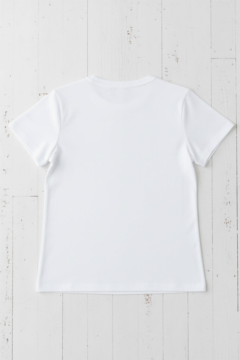 Cherry Leaf Embroidered T-Shirt