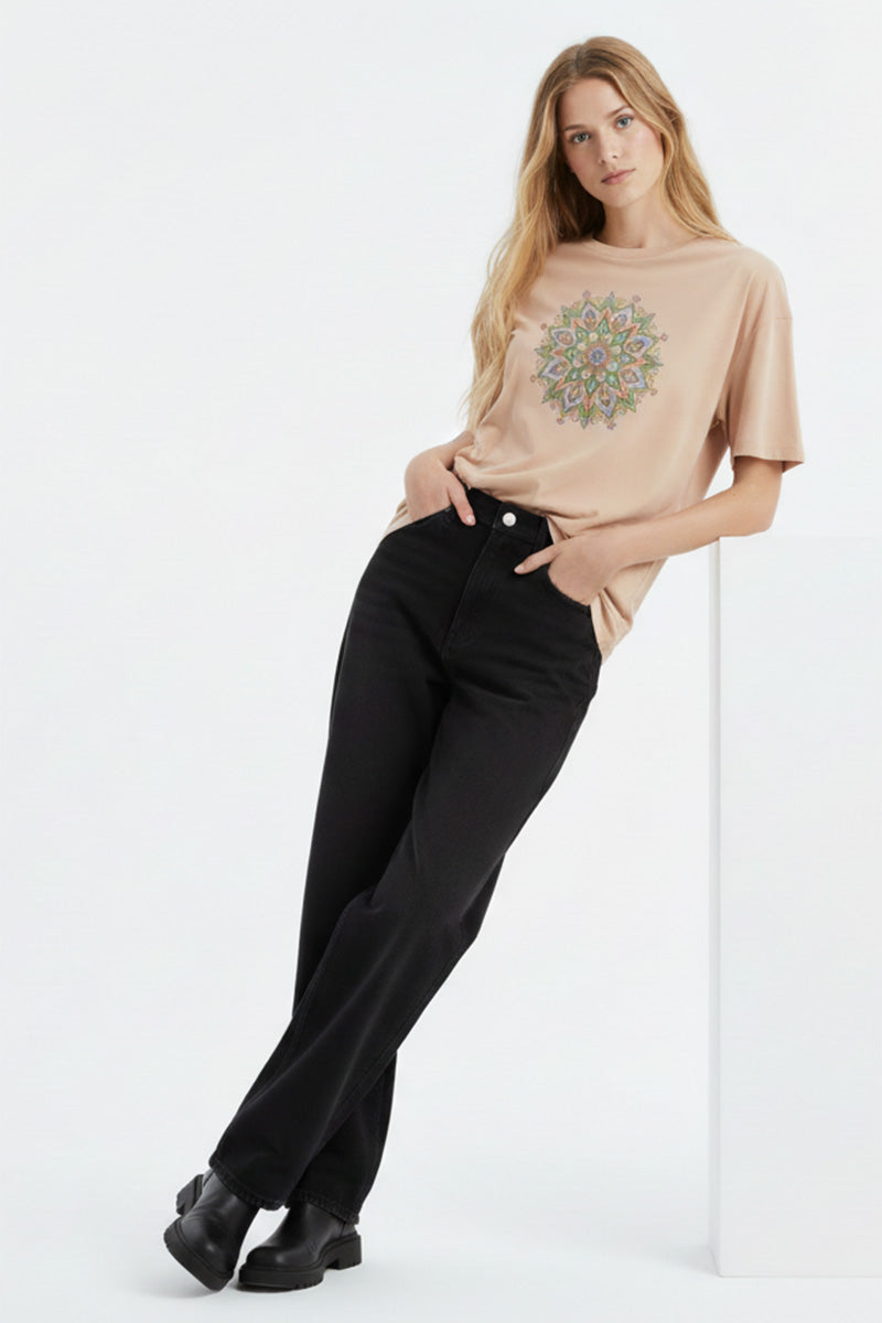 Petal Mandala Graphic T-Shirt