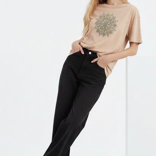 Petal Mandala Graphic T-Shirt
