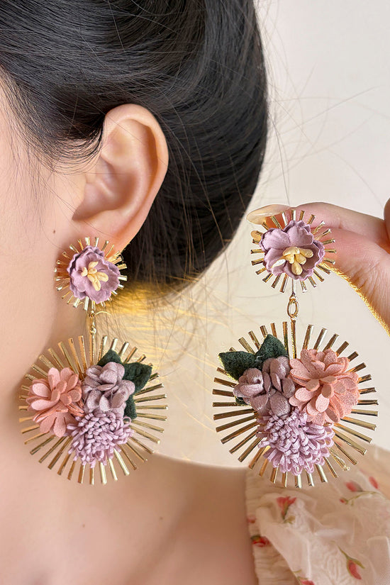 Floral Statement Earrings