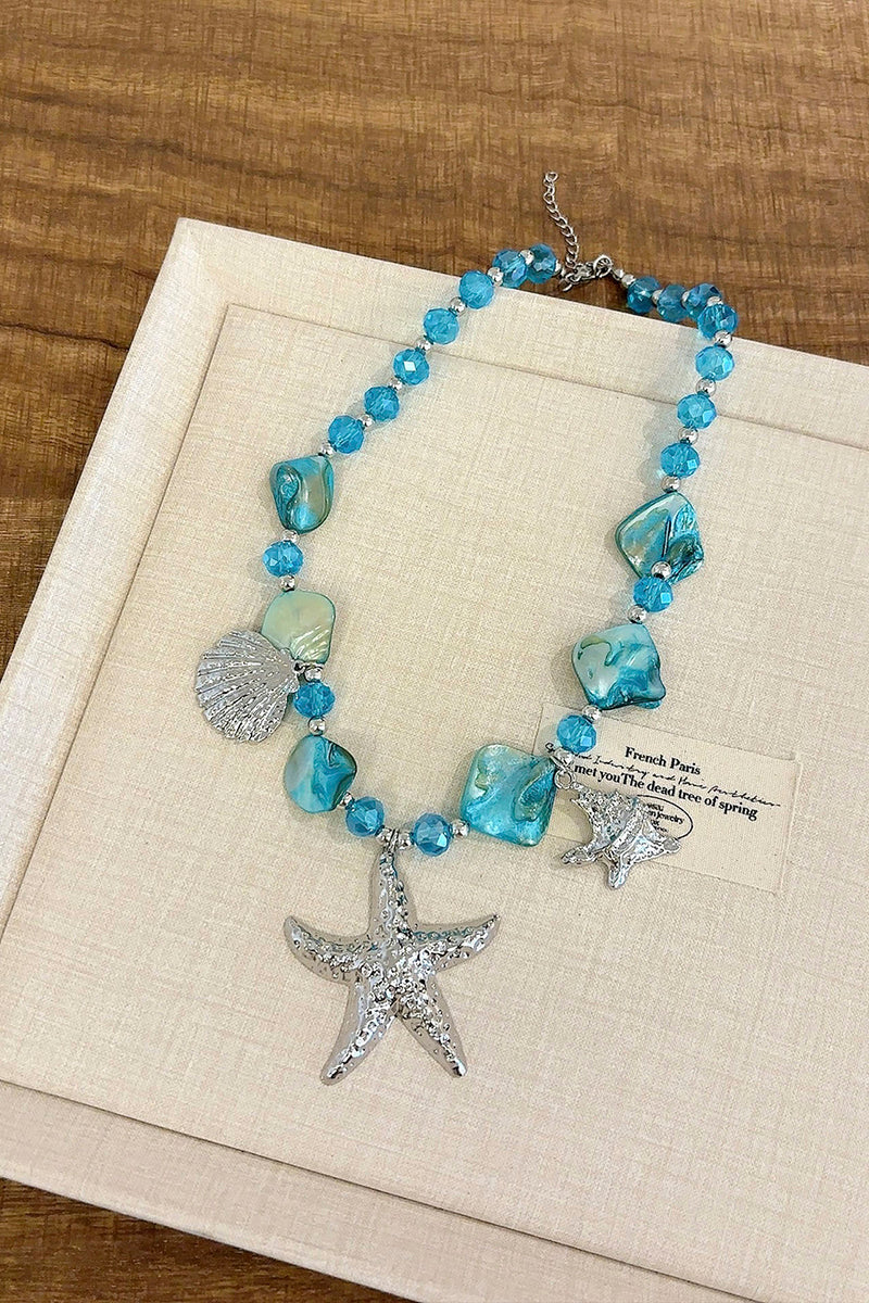 Ocean-Inspired Charm Necklace