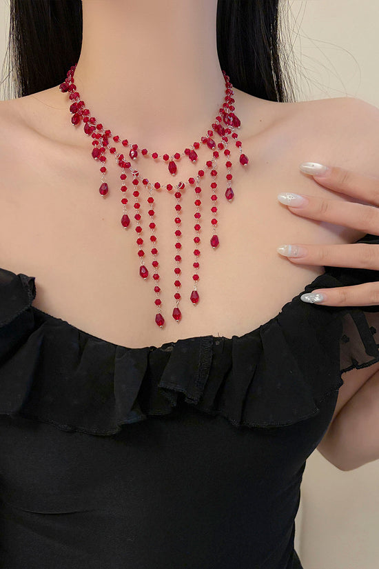 Elegant Beaded Statement Necklace