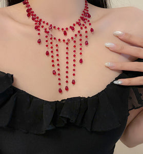 Elegant Beaded Statement Necklace
