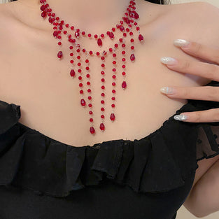 Elegant Beaded Statement Necklace