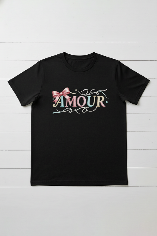 Amour Script Logo T-Shirt