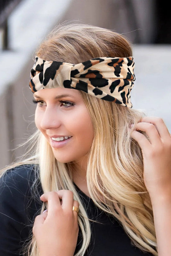 Animal Print Knotted Headband
