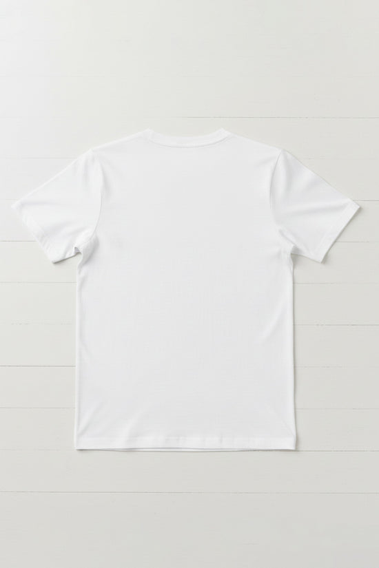 Frosted Silver Snowflake Embroidered T-Shirt