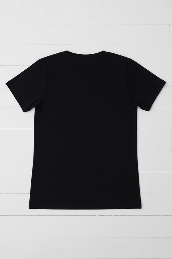 Patterned  Emblem T-Shirt