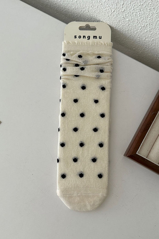 Elegant Plain Hosiery Sock