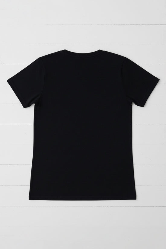 Heart Star Embroidered T-Shirt