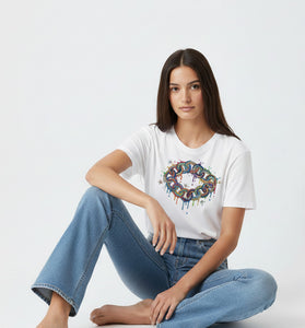 XOXO Motif Graphic T-Shirt