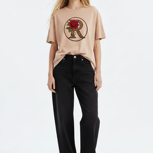 Rose Initial R T-Shirt