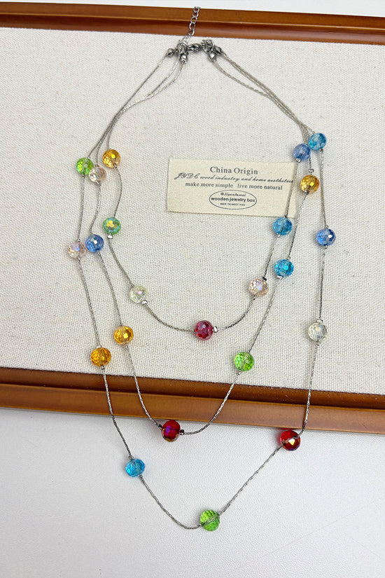 Multilayered Beaded Necklace