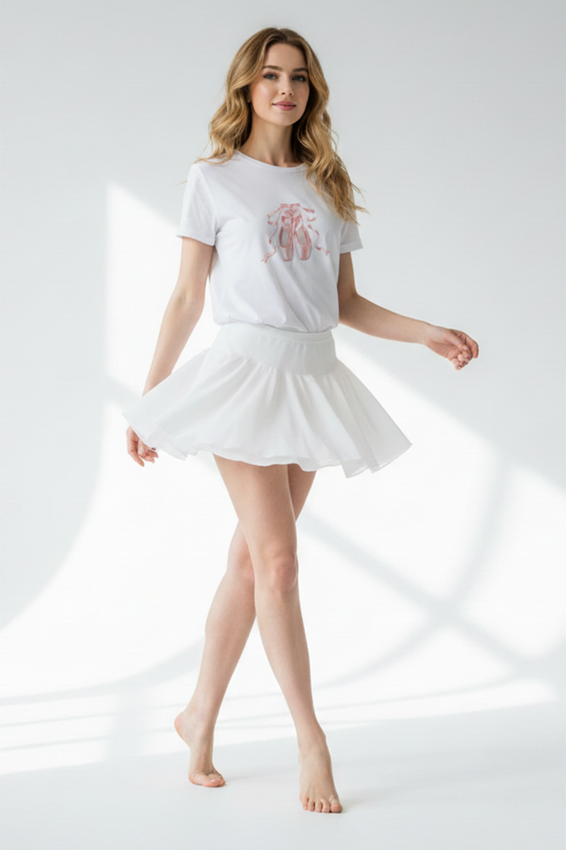 Ballet Grace Embroidered T-Shirt