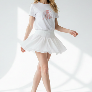 Ballet Grace Embroidered T-Shirt