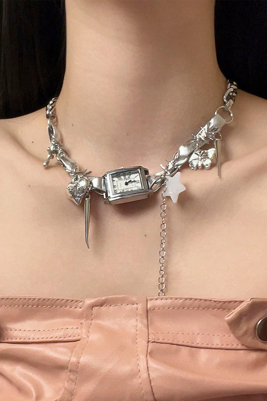 Charm Watch Chain Necklace