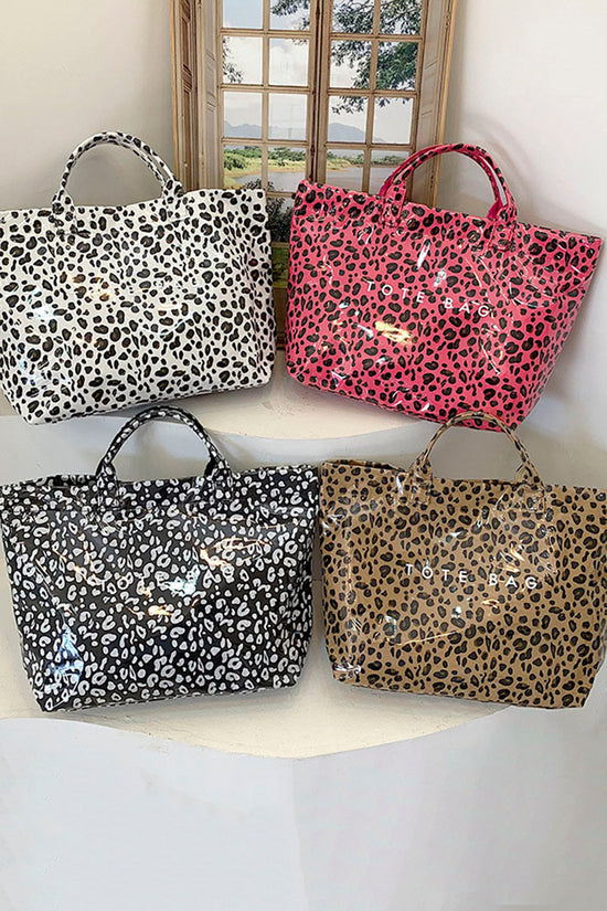 Chic Leopard Print Tote Bag