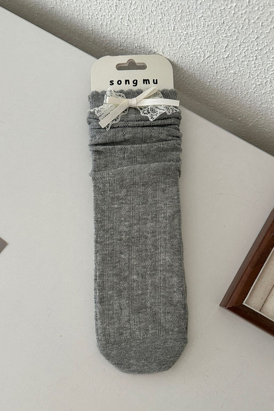 Elegant Plain Hosiery Sock