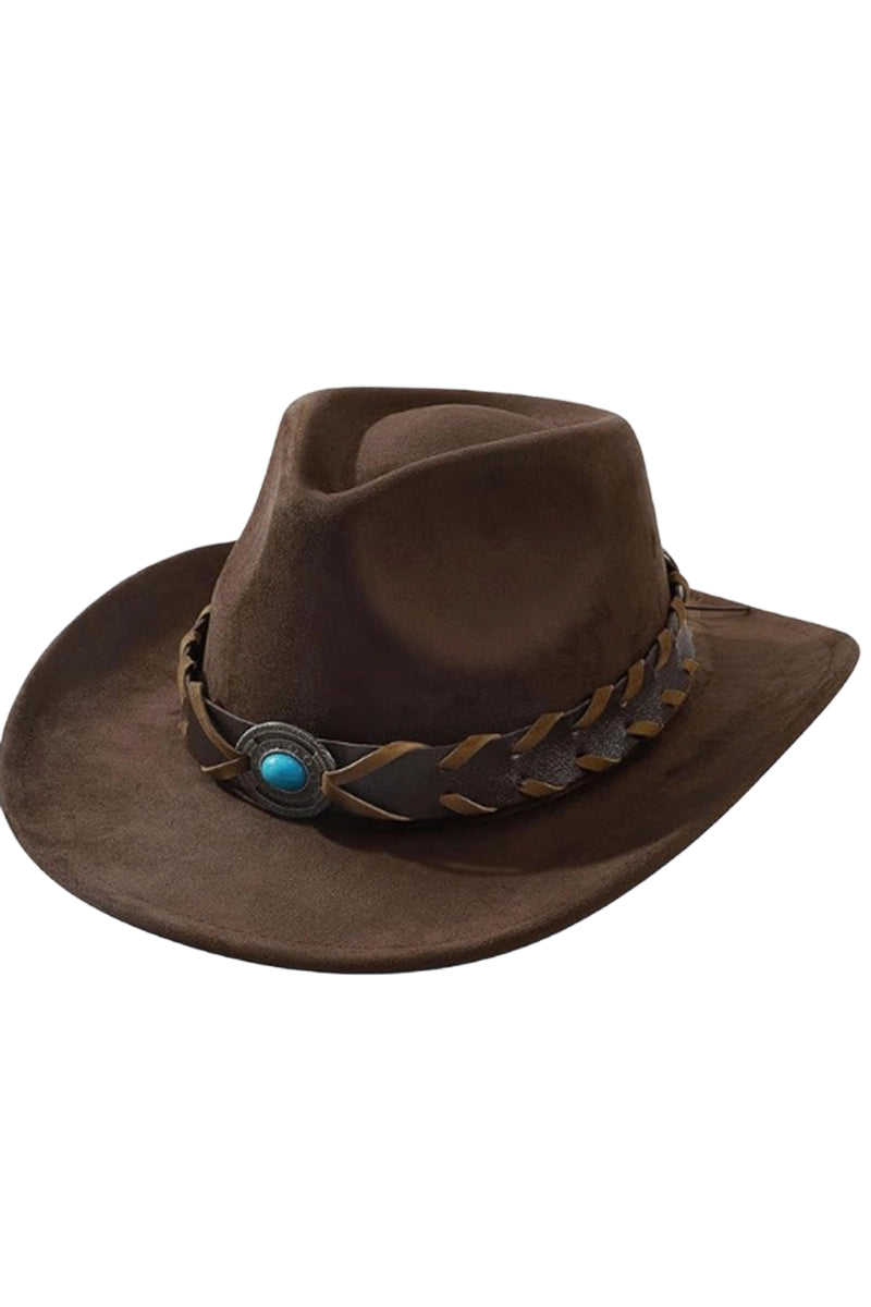 Western Cow Skull Embellished Hat