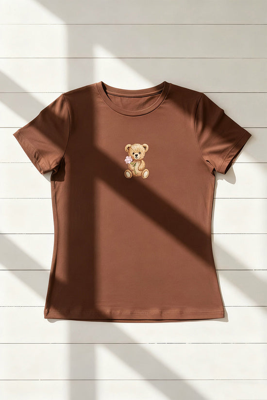 Teddy Blossom Accent T-Shirt