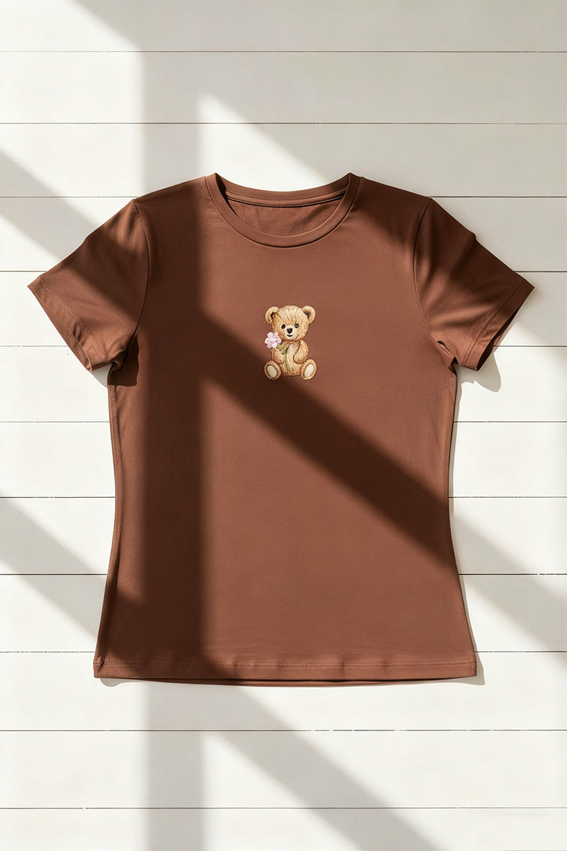 Teddy Blossom Accent T-Shirt
