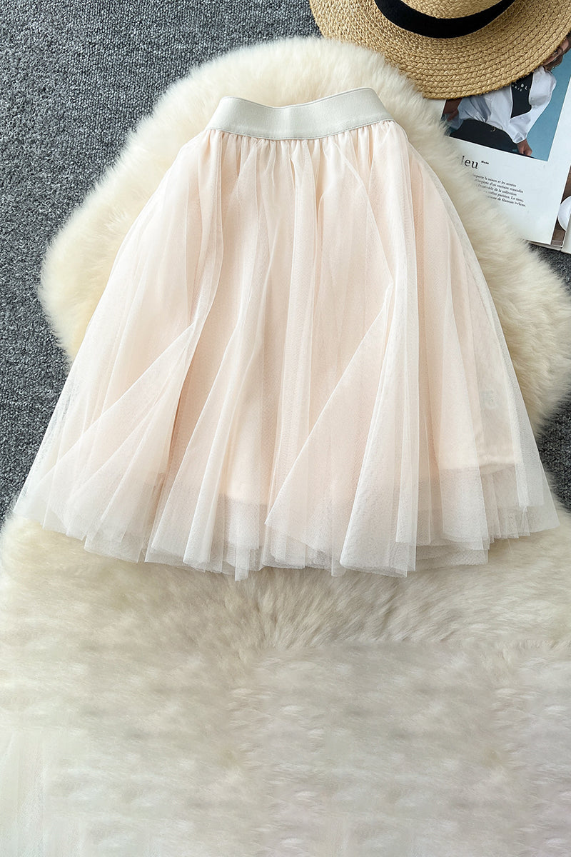 Elegant Layered Mini Skirt