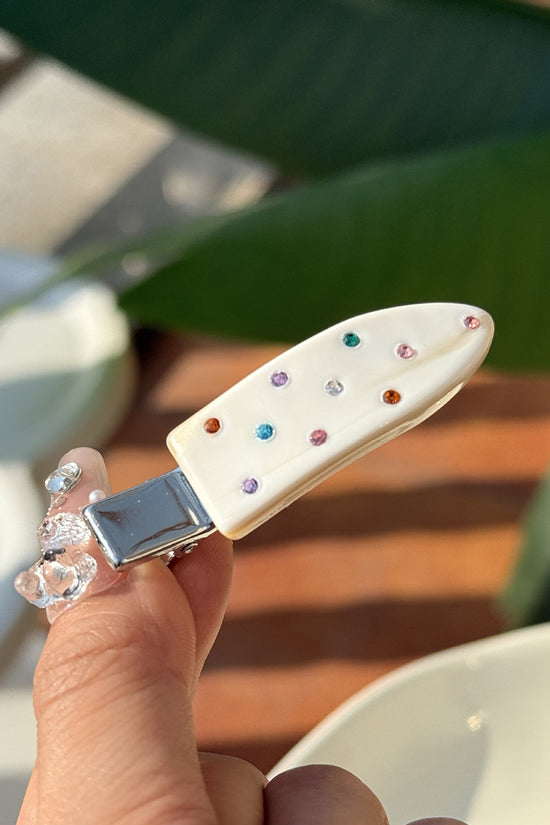 Chic Gem-Studded Hair Clip