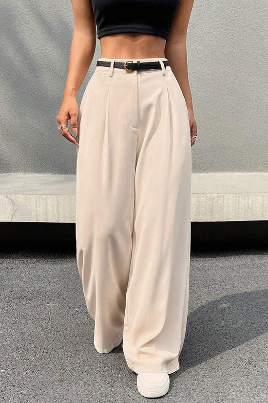 Wide-Leg Casual Pants