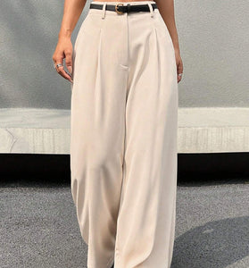 Wide-Leg Casual Pants