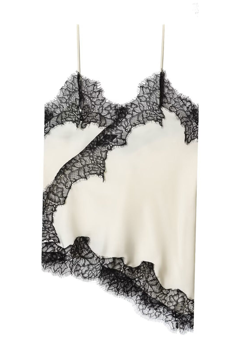 Elegant Lace Asymmetrical Camisole