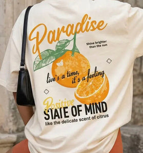 Graphic Citrus Paradise T-Shirt