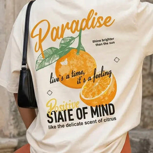 Graphic Citrus Paradise T-Shirt