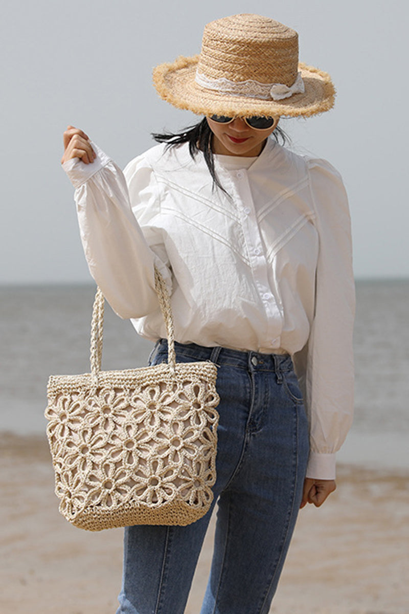 Chic Openwork Tote Bag