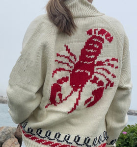 Lobster Button-Front Cardigan