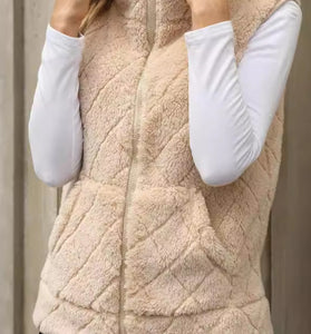 Cozy Quilted Zip-Up Vest