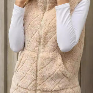 Cozy Quilted Zip-Up Vest