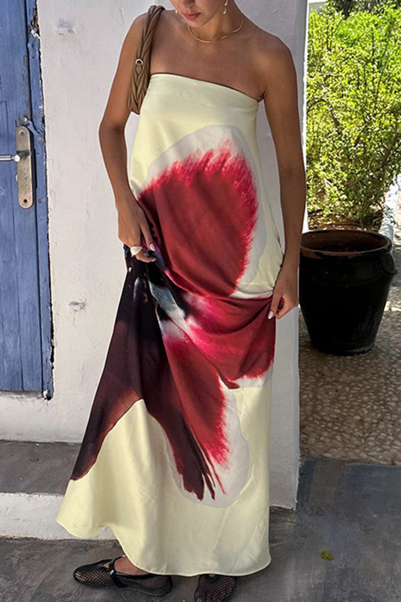 Maxi Floral Sleeveless Dress