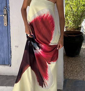 Maxi Floral Sleeveless Dress