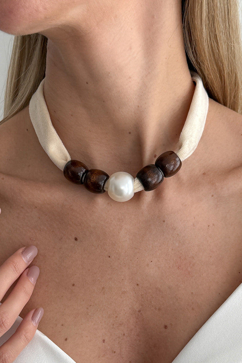 Elegant Beaded Choker Necklace