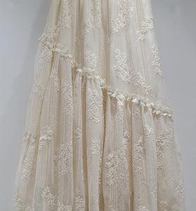 Elegant Lace Midi Skirt