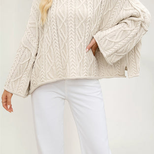 Cable Knit Oversized Sweater