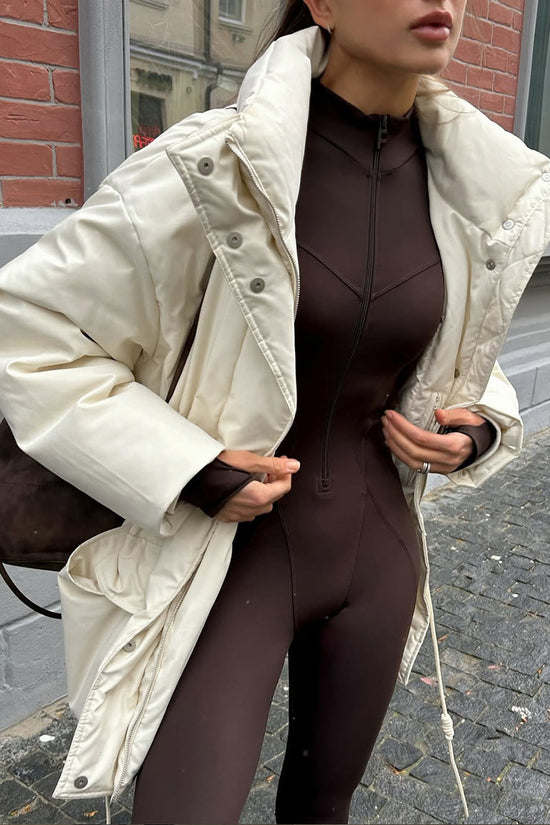 Classic High-Neck Padded Coat