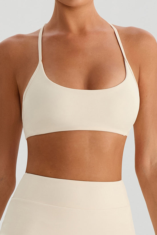 Strappy Supportive Sports Bra