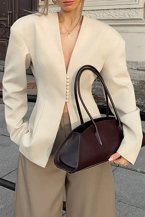 Chic Button-Up Blazer