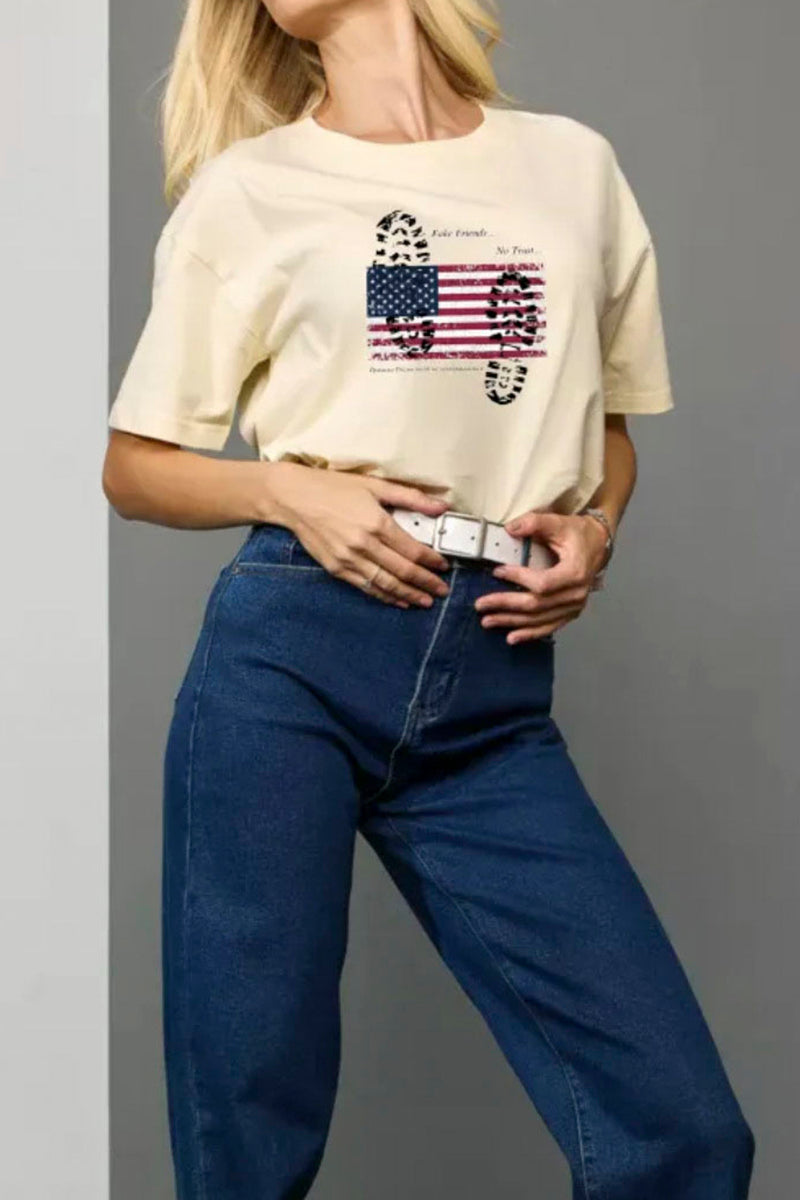 Graphic Statement Loose T-Shirt